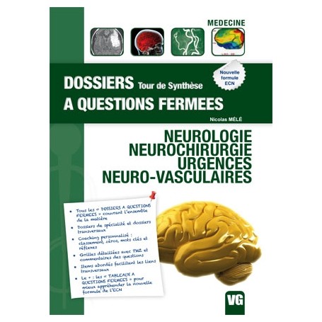 Neurologie, Neurochirurgie, Urgences Neuro-vasculaires - VG Librairie