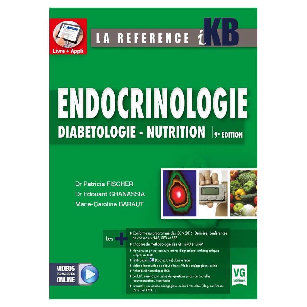 Endocrinologie, Diabétologie, Nutrition - VG Librairie