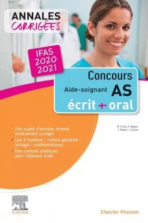 Concours aide-soignant : écrit + oral