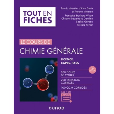 Cours de chimie générale