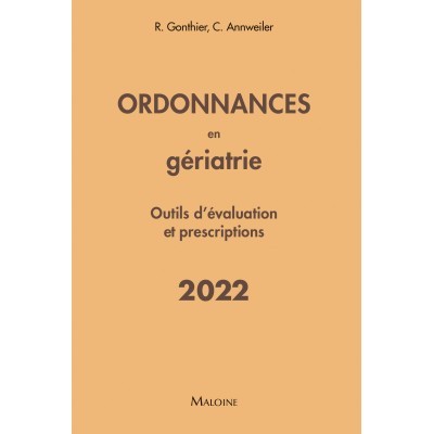 Ordonnances en gériatrie