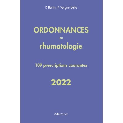 Ordonnances en rhumatologie