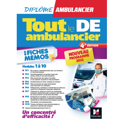 Tout le DE ambulancier en...