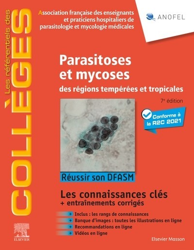 Parasitoses et mycoses des régions tempérées et tropicales - Réussir son DFASM