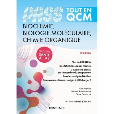 PASS QCM de biochimie,...