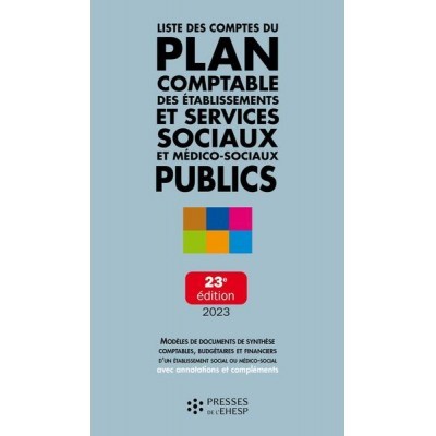 Liste des comptes du plan...