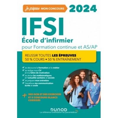 Concours IFSI 2024 :...