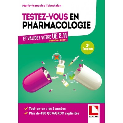 Testez-vous en pharmacologie