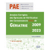 Annales Corrigées des Epreuves de Vérification des Connaissances de gériatrie 2009 - 2023