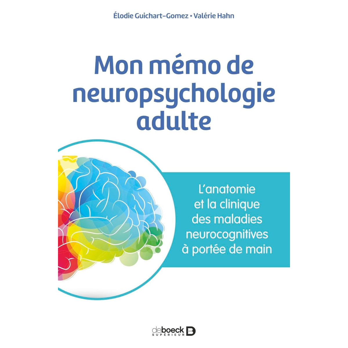 Mon mémo de neuropsychologie adulte: L'anatomie et la clinique des maladies neurocognitives à portée de main