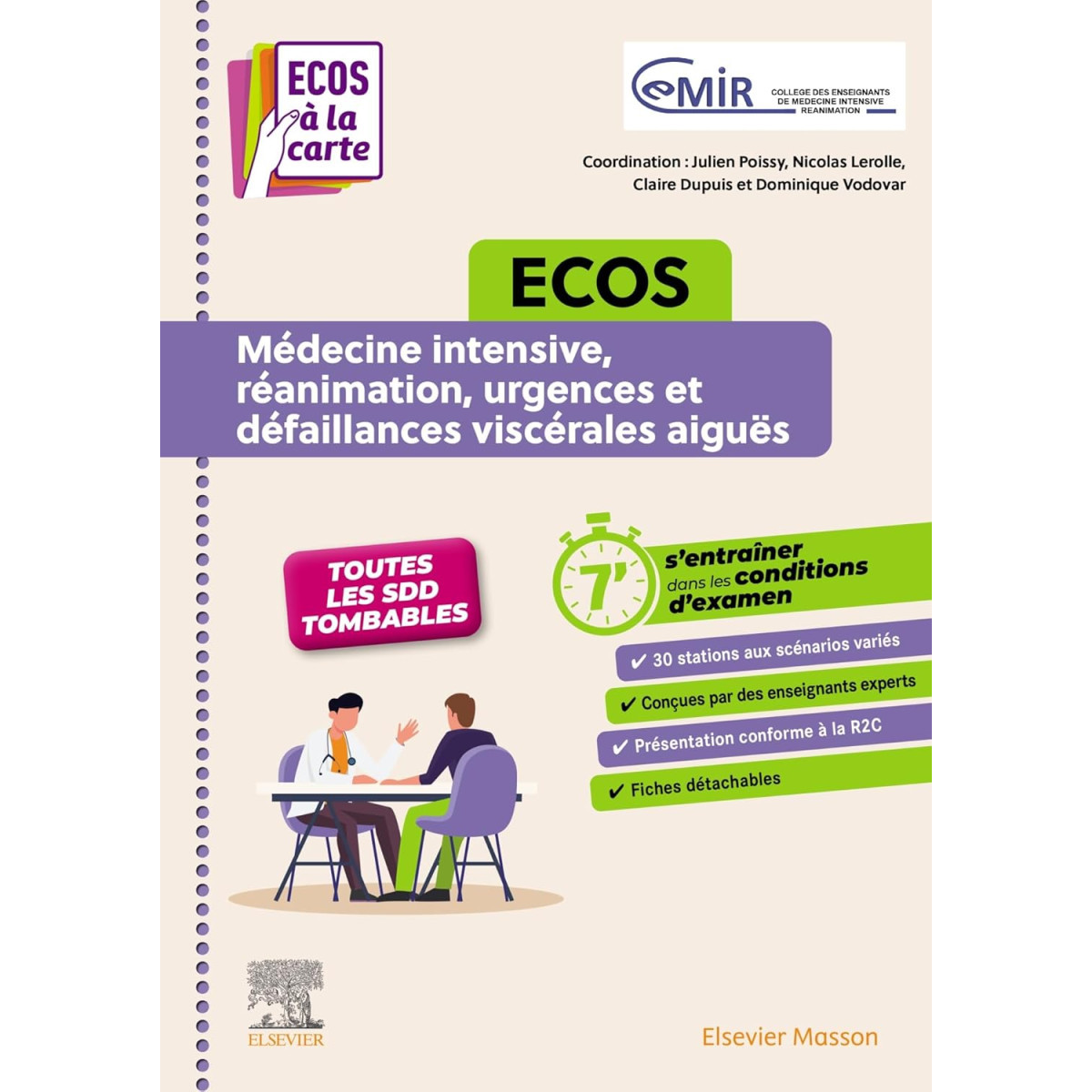 ECOS Médecine intensive, Réanimation, Urgences et défaillances viscérales aiguës - ECOS à la carte