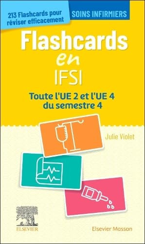 Flashcards en IFSI - Toute l'UE 2 et l'UE 4 du semestre 4