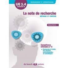 La note de recherche UE 3.4