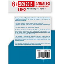 Annales 2009-2015 concours PACES UE2 - Paris 6