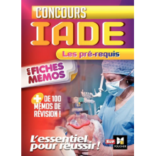 Concours IADE en fiches mémos